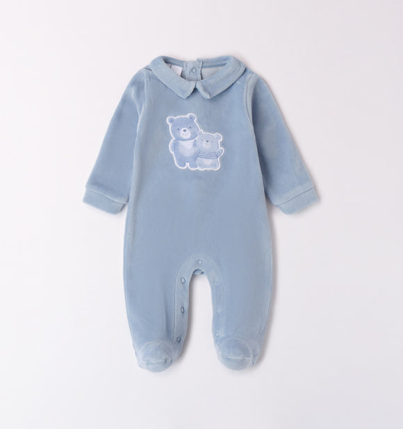 iDO | Baby Boy Fleece Babygrow