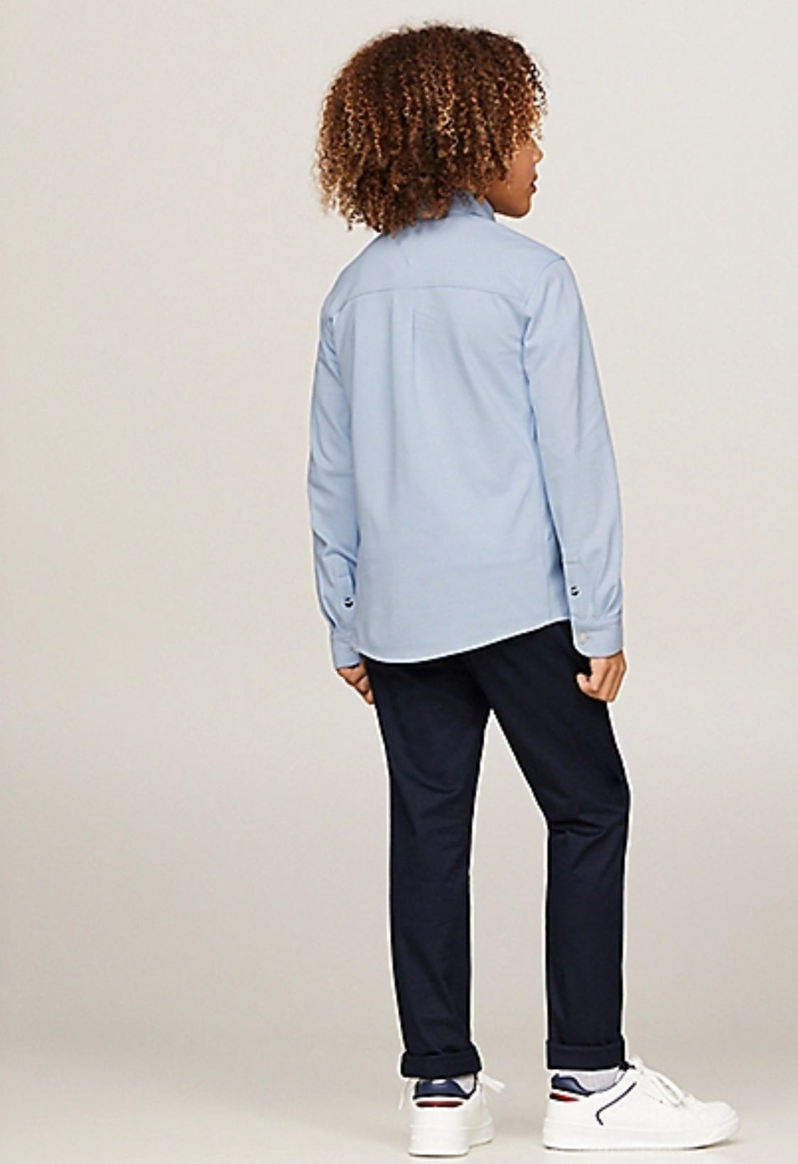 Tommy Hilfiger | Monogram Pique Shirt Breezy Blue