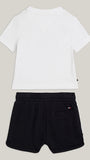 Tommy Hilfiger | Baby Logo Shorts & Tee Set White