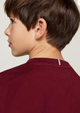 Tommy Hilfiger | Deep Rouge Long Sleeve Top