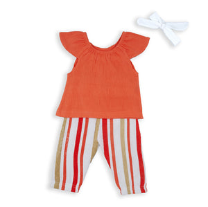 Babybol | Orange Striped Set