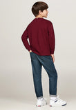 Tommy Hilfiger | Deep Rouge Long Sleeve Top