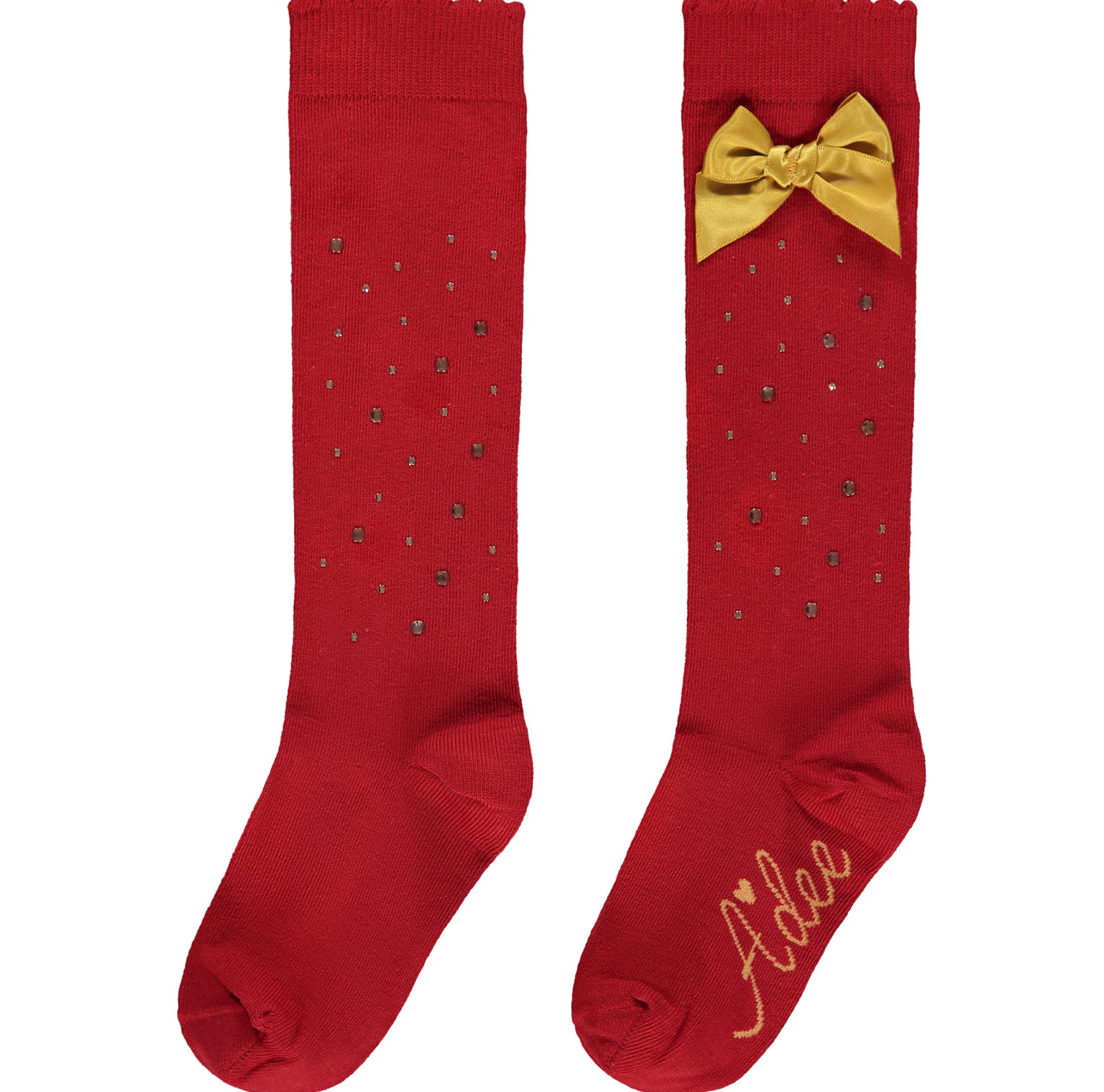 A*Dee | Cee-Cee | Diamanté Knee Length Socksn