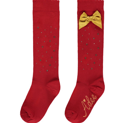 A*Dee | Cee-Cee | Diamanté Knee Length Socksn