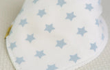 Babyboo | Dribble Bib | Baby Blue Stars