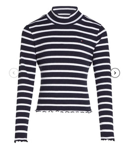 Tommy Hilfiger | Mock Turtleneck Desert Sky Stripe