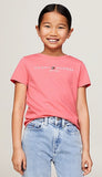 Tommy Hilfiger Essential Slim Fit Tee Glamour Pink