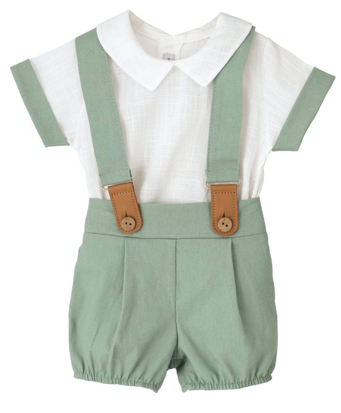 Calamaro | Boy Dungaree Short Set