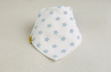 Babyboo | Dribble Bib | Baby Blue Stars