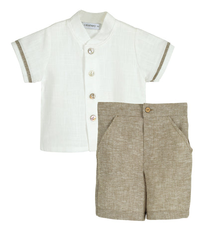 Calamaro | Boy Shirt & Short Set