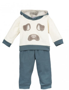 Calamaro | Boy Cream & Grey Puppy Set