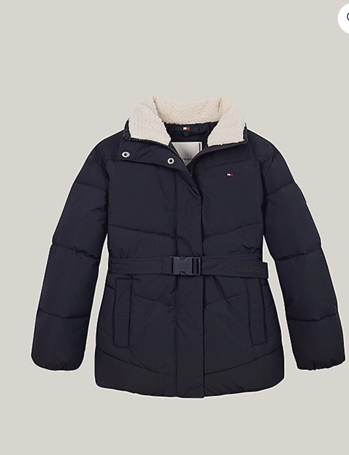 Tommy Hilfiger | Teddy Collar Belted Jacket