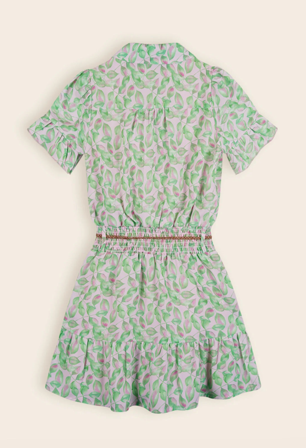 NoNo | Green Leaf Print Dress