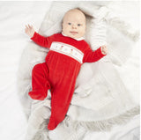 Dandelion | Little Reindeers Christmas Velour Babygrow