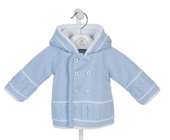 Dandelion | Knitted Hooded Baby Jacket