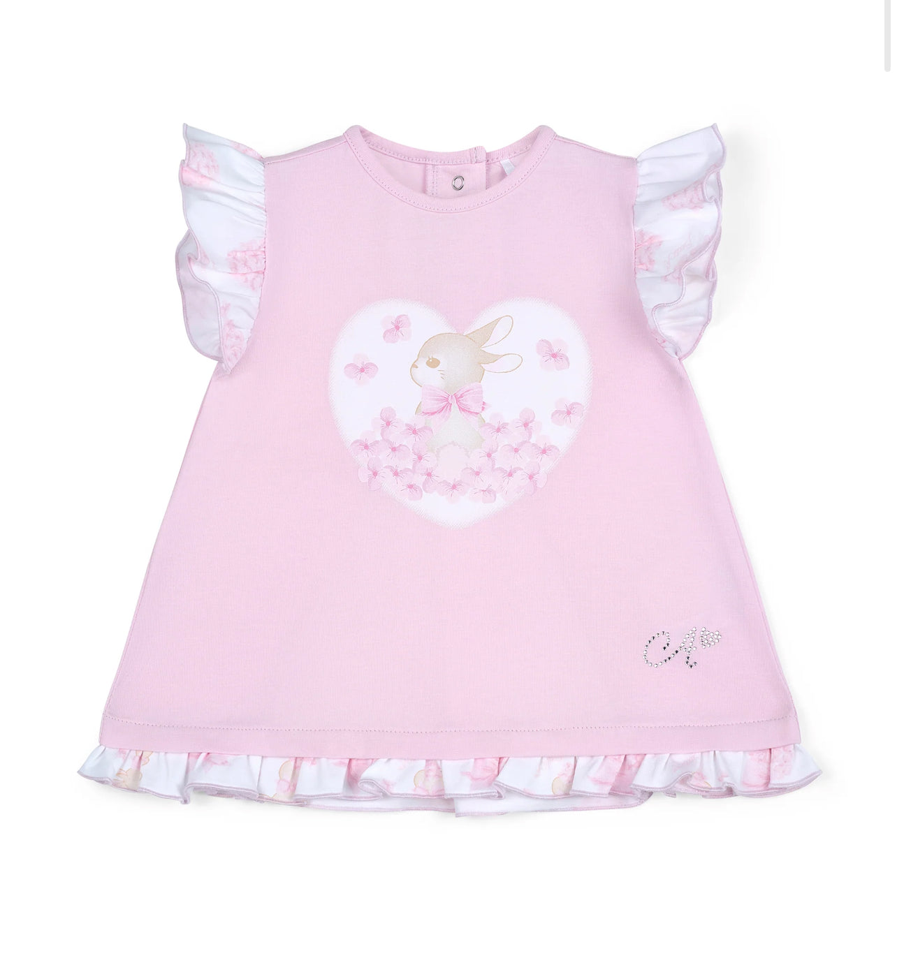 Little A | Amy | Pink Bunny Dress Set