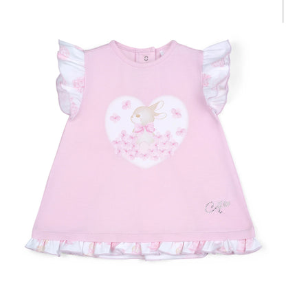Little A | Amy | Pink Bunny Dress Set