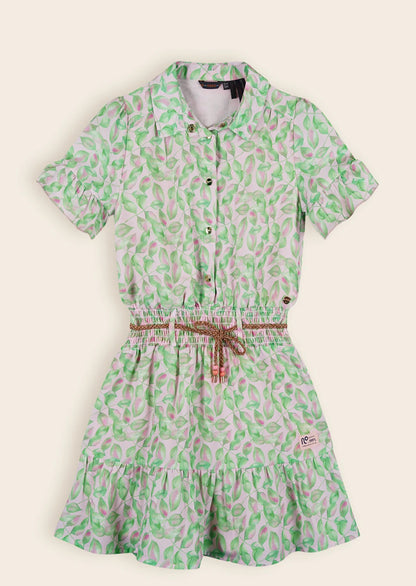 NoNo | Green Leaf Print Dress