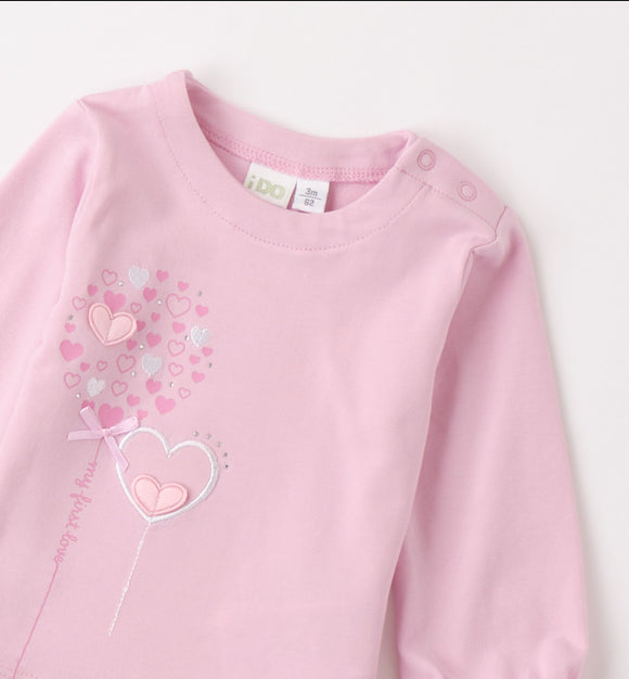 iDO | Pink L/s Top