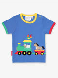 Toby Tiger Organic Animal Train T-Shirt