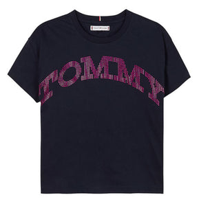 Tommy Hilfiger | Navy & Pink Tee