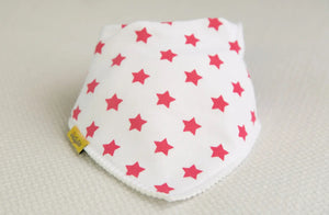 Babyboo | Dribble Bib | Hot Pink Stars