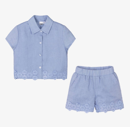 iDO | Blue Top & Short Set