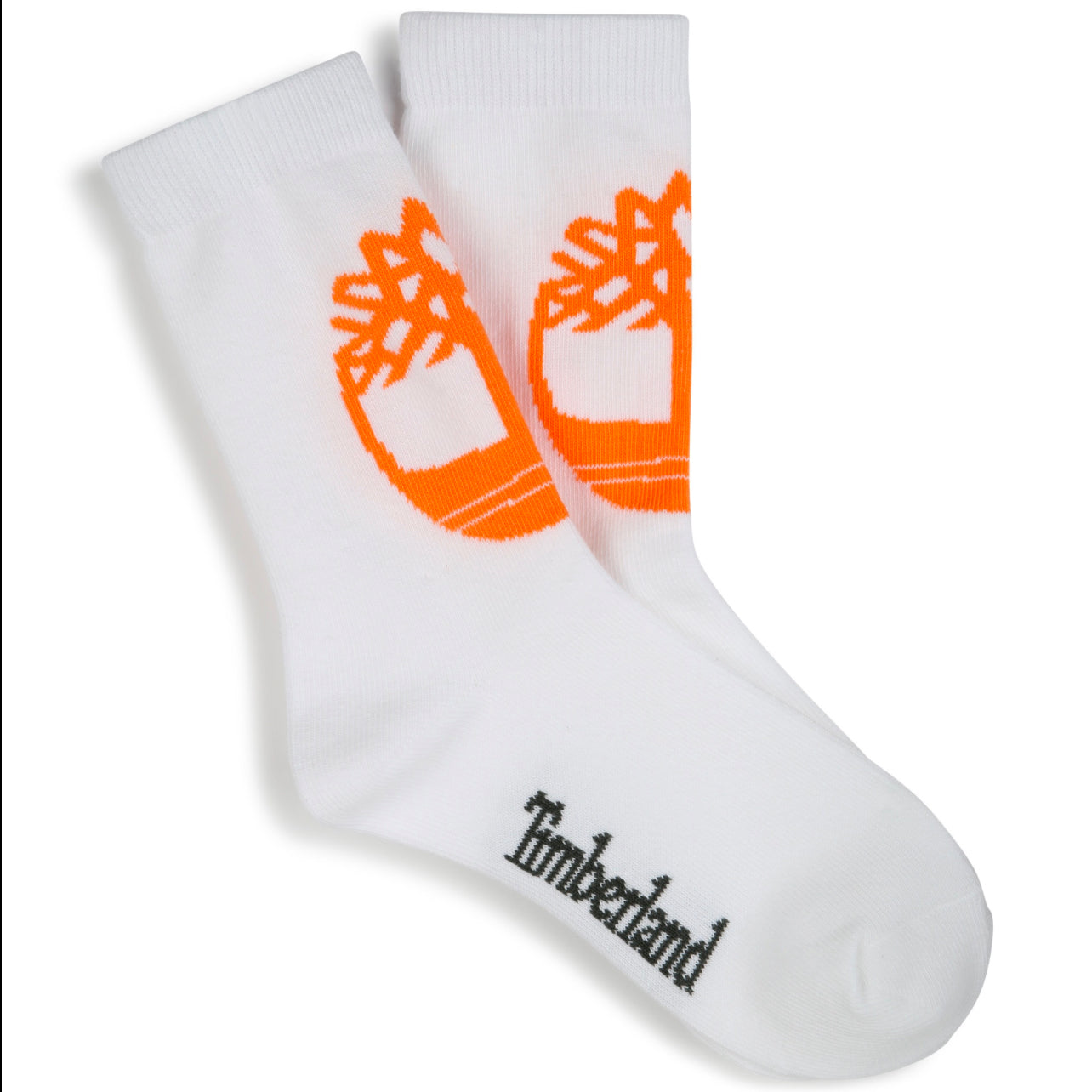 Timberland | Twin Pack Socks (White/Orange)