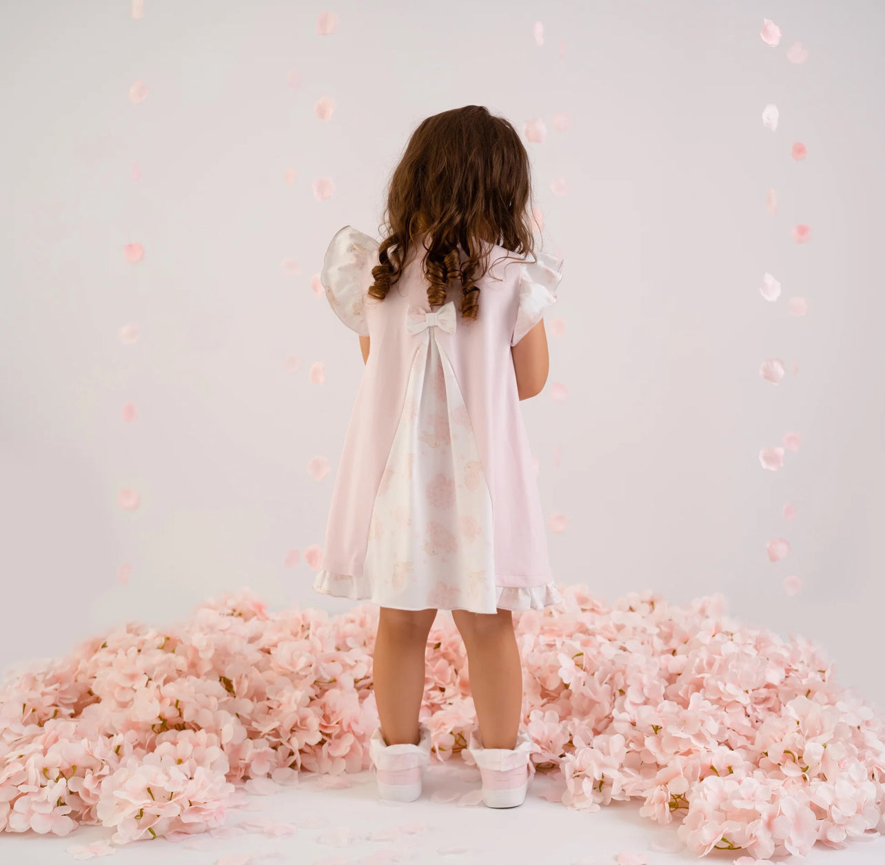 Little A | Amy | Pink Bunny Dress Set