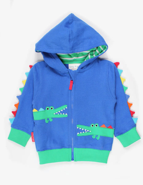 Toby Tiger Organic Crocodile Hoodie Best Dressed Kids best dressed kids limavady