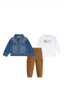 Levi’s Baby Boy 3-pice Set Blazing Blue