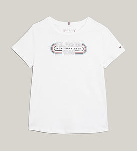 Tommy Hilfiger | Girls 1985 Track Tee White