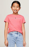 Tommy Hilfiger Essential Slim Fit Tee Glamour Pink