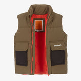 Timberland | Baby Boy Khaki Puffer Gilet