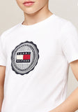 Tommy Hilfiger | White Soft Towelling Logo Tee