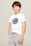 Tommy Hilfiger | White Soft Towelling Logo Tee