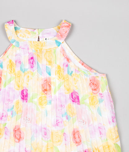 Losan | Girl Floral Pastel Dress