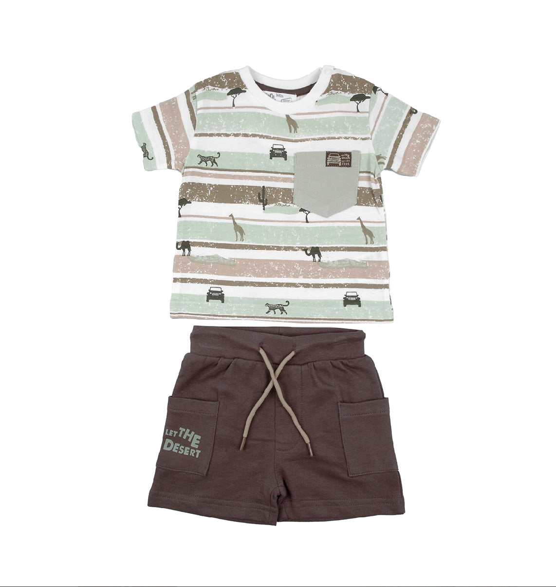 Babybol Animal 2-piece Short Set