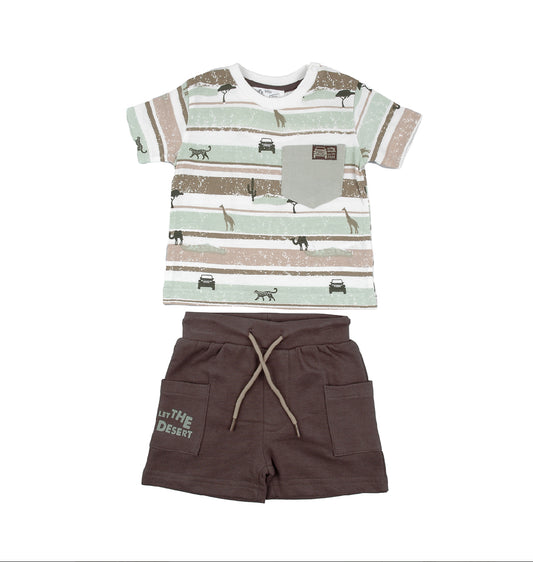 Babybol Animal 2-piece Short Set