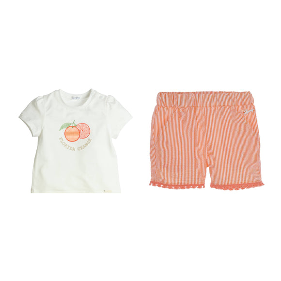 GYMP | Florida Orange Short Set