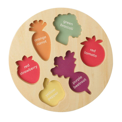 Orange Tree Toys - Happy Veggies Wooden Puzzle