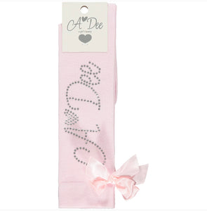 A*Dee | Annabelle | Pale Pink Knee High Sock