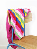 Toby Tiger Organic Girly Stripe Blanket