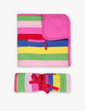 Toby Tiger Organic Girly Stripe Blanket