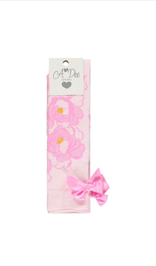 A*Dee | Aurora | Peony Pink Knee High Sock