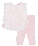 Tutto Piccolo Pink & White Lace Set