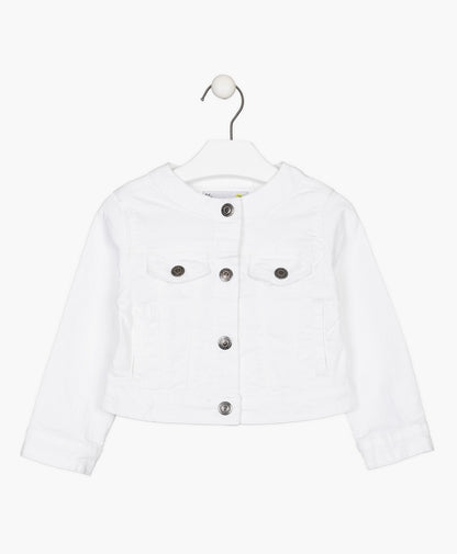 Losan White Denim Jacket