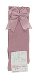 Carlomagno Dusky Pink Knee Length Socks