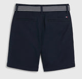 Tommy Hilfiger Belted Chino Shorts - Desert Sky