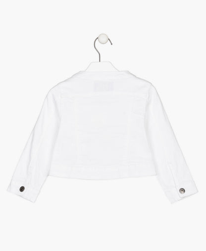 Losan White Denim Jacket
